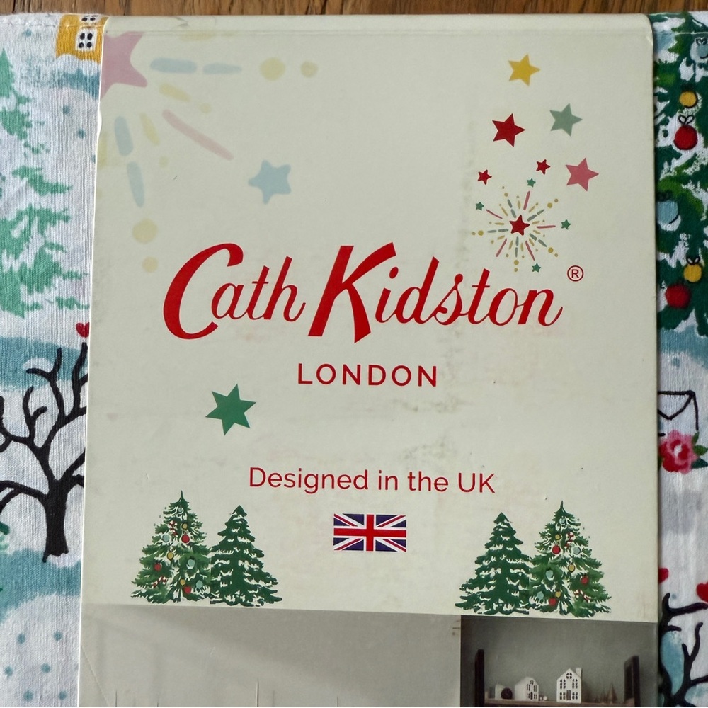 NWT Cath Kidston Shine Bright Cream Queen Sheet Set - Picture 9 of 14